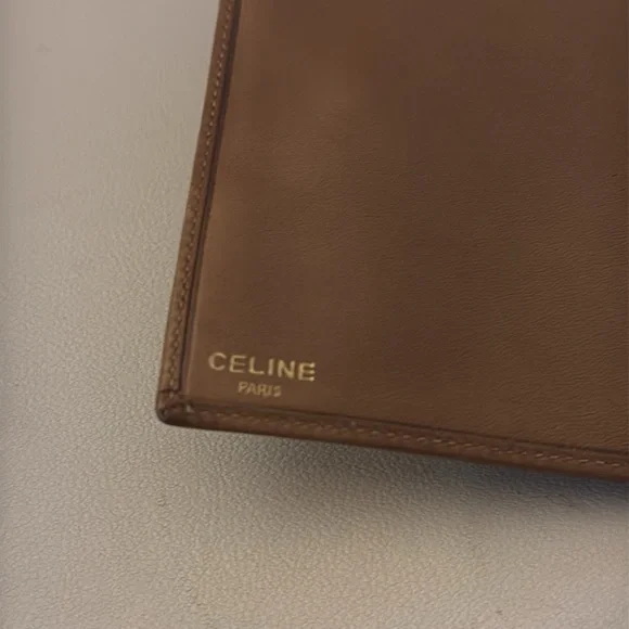 Vintage Celine C Macadam Horse Carriage Bifold Wallet Brown Canvas - Picture 7 of 7